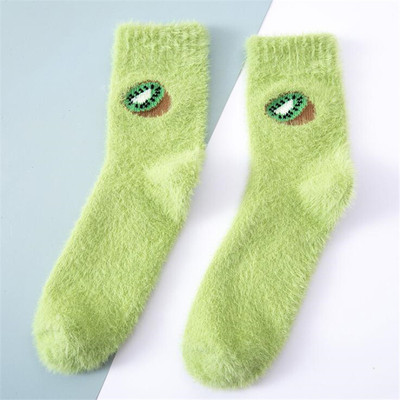 1 pairs women thermal fluffy socks autumn-winter new year so