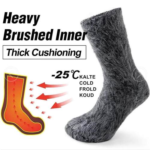 2 Pairs Pack Winter Thermal Socks For Men Women Cold Weather