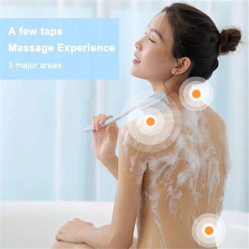 Silicone Bath Brush Double-Sided Shower Brush Non-Slip