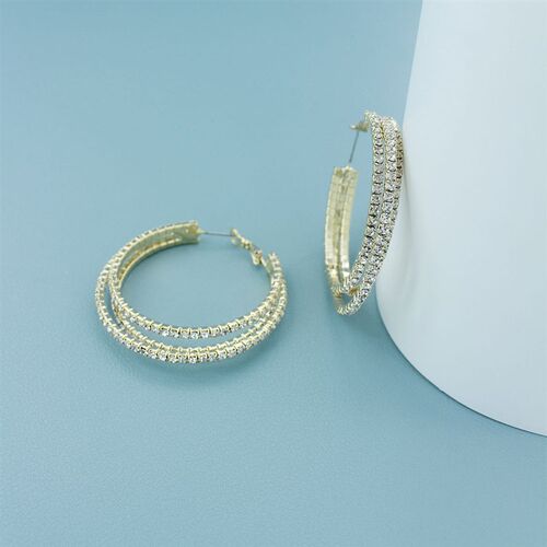 Factory direct sales of 3-layer circular steel wire rhinest