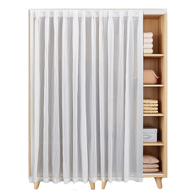 衣柜柜子遮挡免打孔橱柜梦幻帘书柜衣帽间杂物防尘拉帘遮挡布帘子,居家布艺,垂直帘/梦幻帘,淘宝优惠券,粉丝福利购,淘宝优惠卷