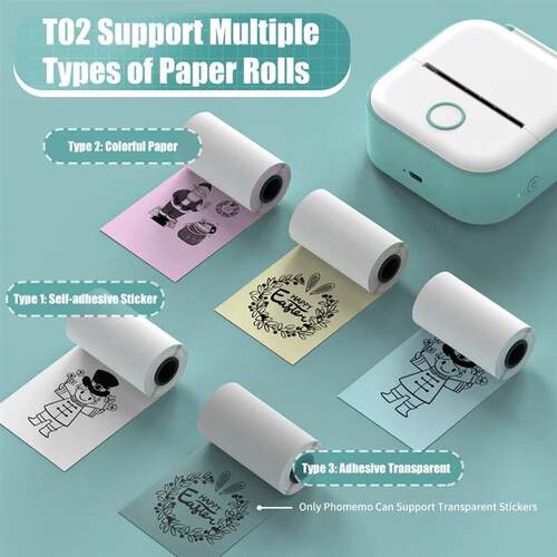 Portable Mini Wireless Thermal Pocket Printer Se