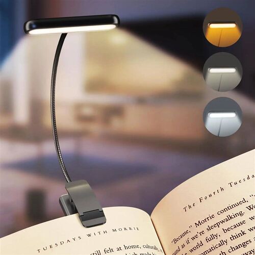 14Leds Book Light USB Rechargeable Reading Light Warm Cool W