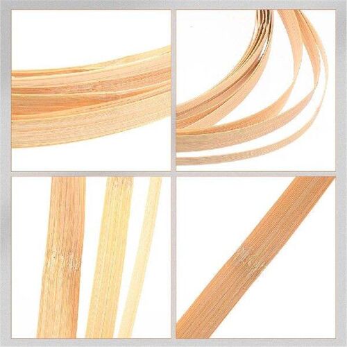 2 Bundles Woven Basket Bamboo Material Strips for Craft
