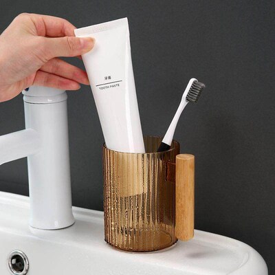 Luxury toothbrush cup and rinsing cup, featuring a high-end