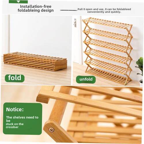 Installation free simple shoe rack folding shoe cabinet 鞋架
