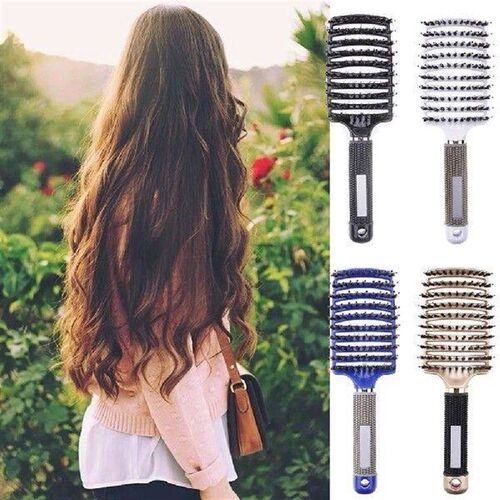 Anti-Hair Loss Scalp Massage Comb Straight Curly Hair