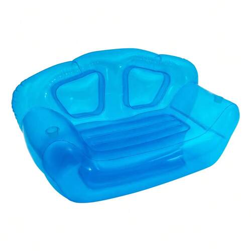 Inflatable Double Person Sofa Clear/Pink/Blue/Green Blow UP