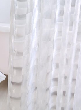 nordic shower curtain set free punching bathroom waterproof