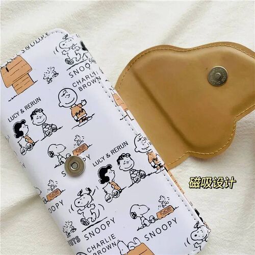Snoopy Kawaii South Korea Ins Cute Cartoon Short Long Wallet