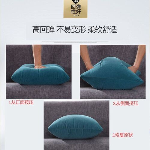 Luxury Blue Velvet Cushion Cover Pillow Cover Pillow Case