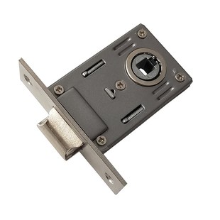 室内房间门执手锁配件 静音轴承插芯斜锁舌 中心距55mm中单舌锁体