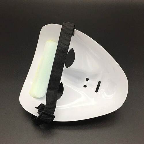 Halloween Props Masquerade Performance Full Face Mask Hand-p