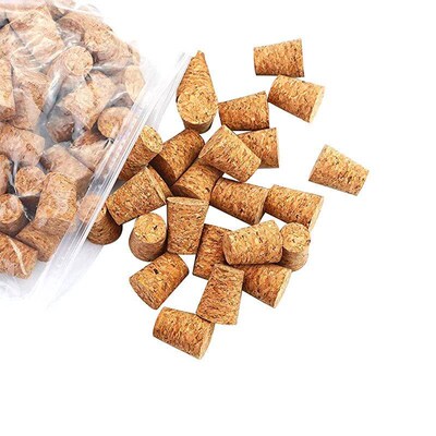 5-100pcs  cork stoppers wine bottle cork cork wooden conical