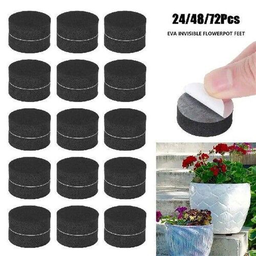 24/48/72Pcs Self-adhesive Flower Pot Feet Non-slip