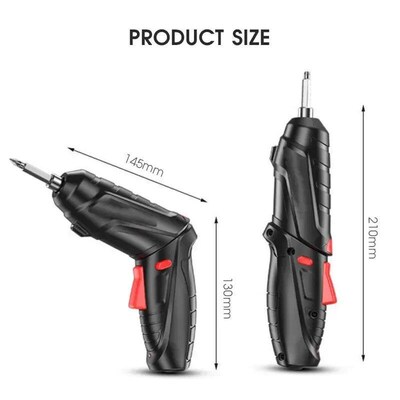 16pcs Cordless Electric Screwdriver Rechargeable  Lithium Ba