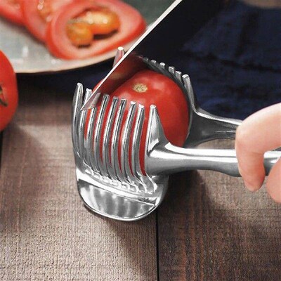 Multipurpose Fruit Vegetable Slicer Clamp Manual Tomato