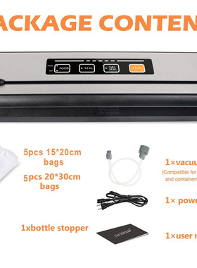 Household Food Vacuum Sealer Packaging Machine Sous Vide Bag