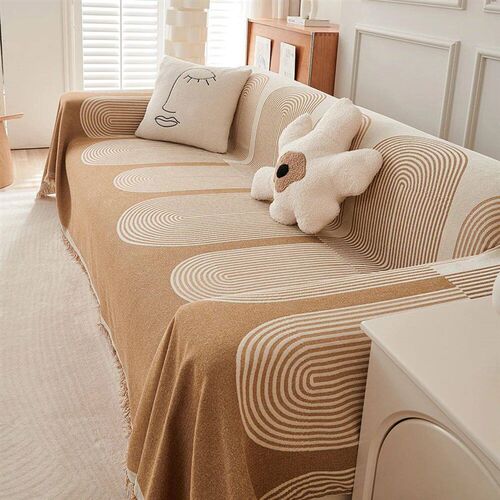 Nordic Tassel Throw Blanket Four Season Sofa ver Dust Anti-c