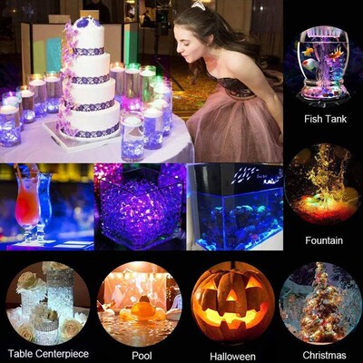 Submersible Led Light with Remote Warm White/White Pool Lamp