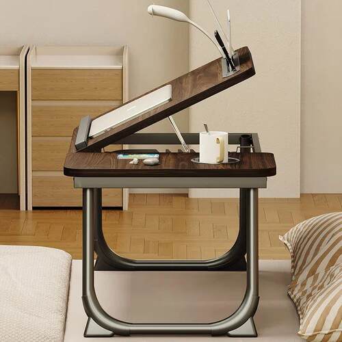 Bed Desk, Computer Desk, Foldable Laptop, Bedside Table, Chi