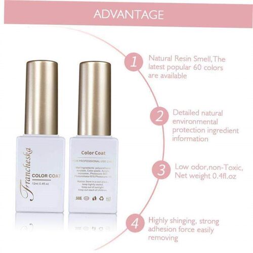 Milky White Rubber Base Gel Polish Nude light Therapy Nail