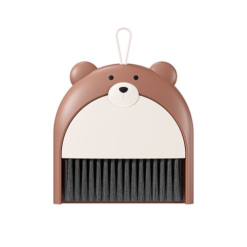 Mini Broom Dustpan Set Household Desktop Plastic Garbage Sho