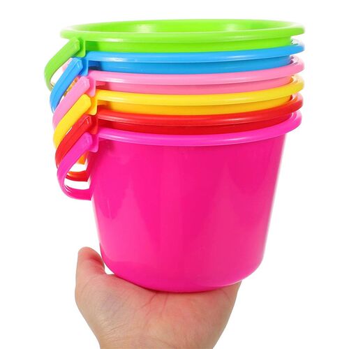 6 Pcs Childrens Beach Bucket Water Playthings Toys Outdoor