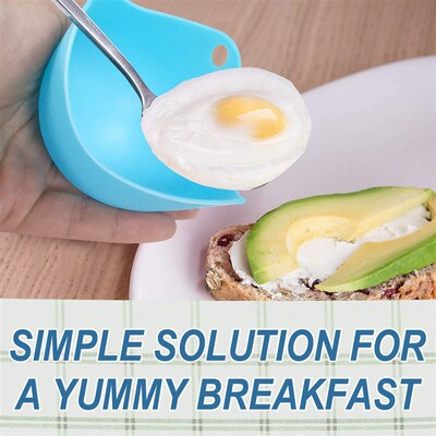 Poached Egg Cup Silicone Poacher Cups Microwave Egg Cooking