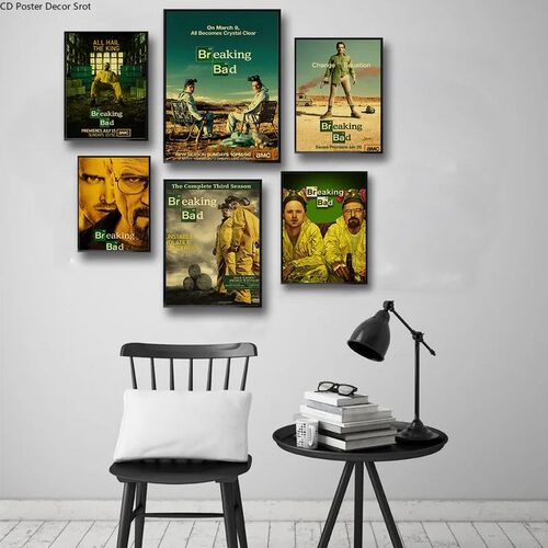 Classic TV Show Breaking Bad Retro Poster Kraft Paper Poster