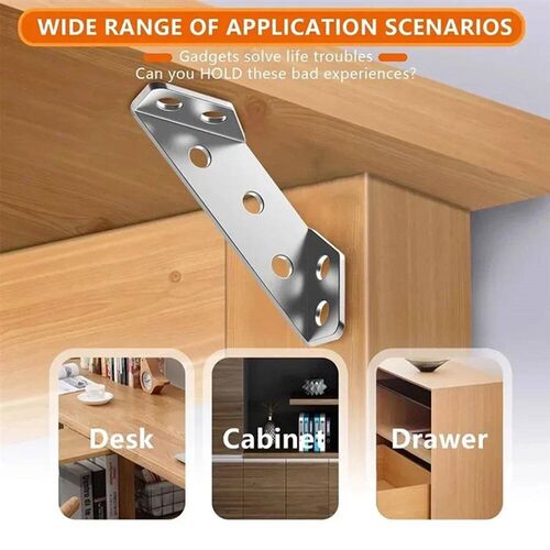 10/20/40/50pcs Thickened Stainless Steel Angle Code 90 Degre