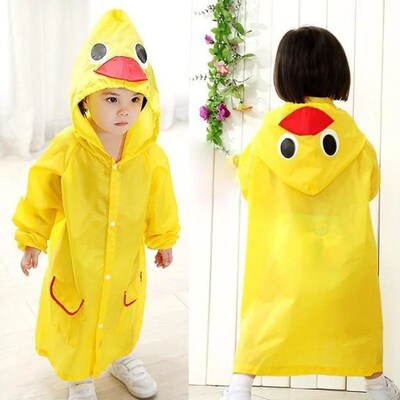 Kids Raincoat Cartoon Animal Style Outdoor Waterproof Kids