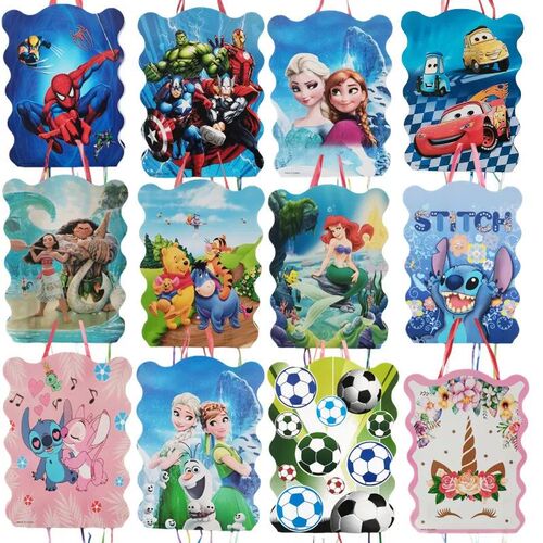 Princess Frozen Spiderman Mickey Pinata Party Favor For Birt