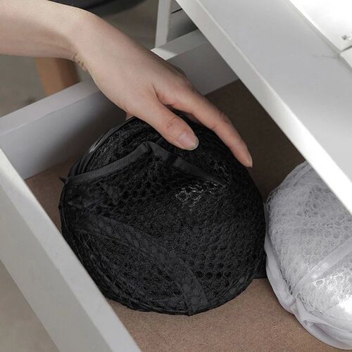 Folding Dirty Laundry Sorting Basket Washing Frame Bathroom