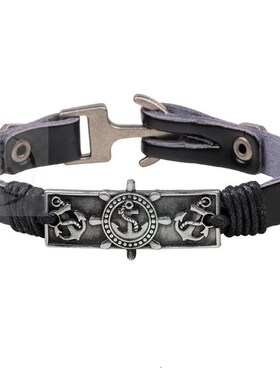 。Simple fashion boat anchor brlet brlet mens personality r