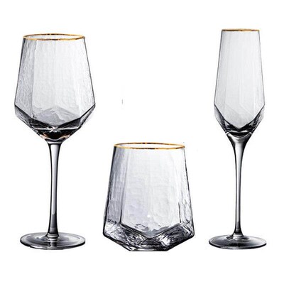 红酒杯高脚杯玻璃酒杯Red wine mug goblet glass champagne cup