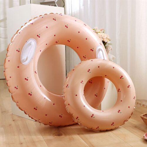 Rooxin Donut Swimming Ring Inflatable Pool Float for Adult K