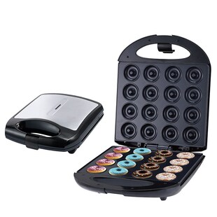 English Donut Maker Machine Non-stick Surface 16 Doughnuts