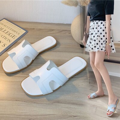 European Station H Slippers Female Summer Fashion Outside w