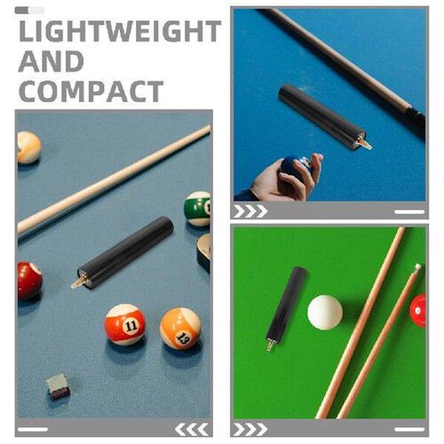 2pcs Billiard Cue Extension Comfortable Installation