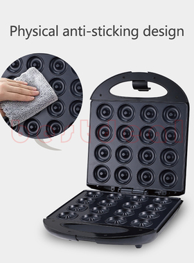 Donut Maker Machine Non-stick Surface 16 Doughnuts 甜甜圈机