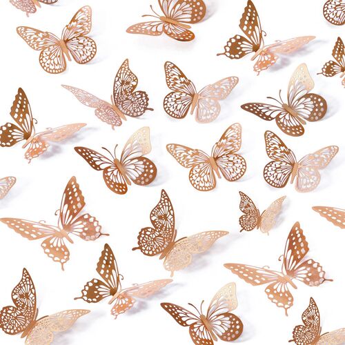 3D Butterfly Stickers Decorations Christmas/Birthday decor