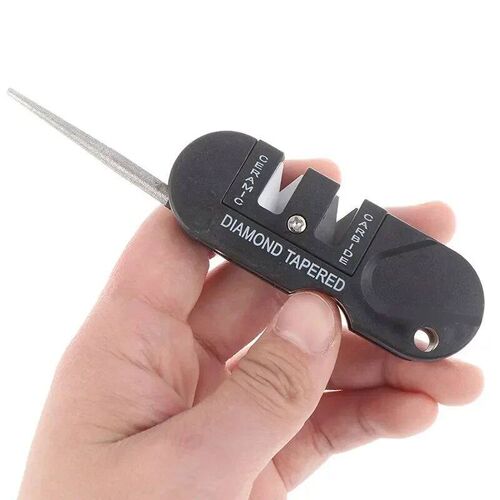 4-in-1 Mini Portable Knife Sharpener Tungsten Ceramic Carbid