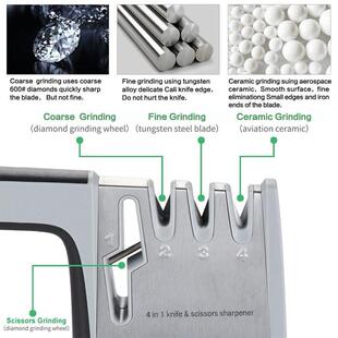 Knife Sharpener Professional 4 In 1 Whetstone Sharpening Sto