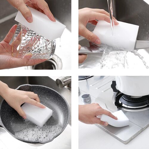 30/50/100PCS Melamine Sponge Magic Sponge Eraser For Kitchen