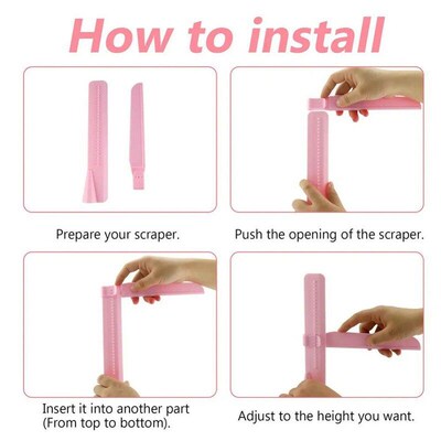 Cake Scraper Convenient Adjustable Fondant Spatulas Cake Edg