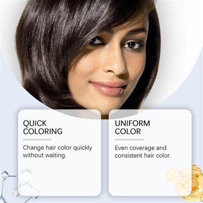 HOEGOA Temporary Black Hair Spray - Easy to Apply, Gentle on