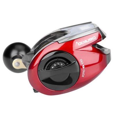 Electronic Fishing Baitcasting Reel High Speed 6.4:1 Max Dra