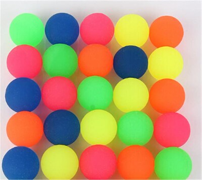 10pcs/lot Pets Toy Ball Colored Bouncing Ball Rubber Outdoor