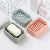 Box Doub Creative Grid Drainage with Soap Drill and Cute